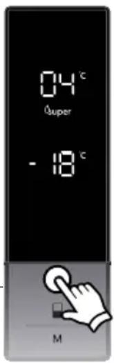 04°C µper -18°C M