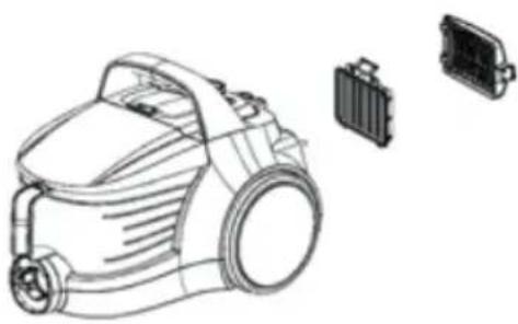 Arçelik S 7440 A - HEPA filtre ve çıkış filtresi - 1