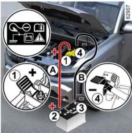 RENAULT Duster (2024) - "12 V" akü motor bölmesindedir - 1