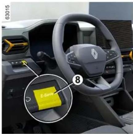 RENAULT Duster (2024) - Çekiş aküsü şarj seviyesinin korunması: "E-Save" - 1