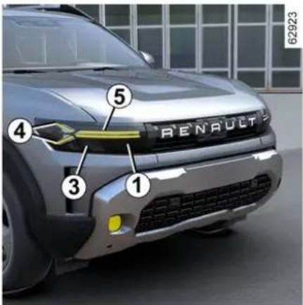 62923 1 3 4 5 RENAULT