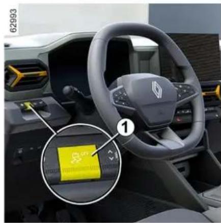 RENAULT Duster (2024) - ESC işlevinin devre dışı bırakılması - 1