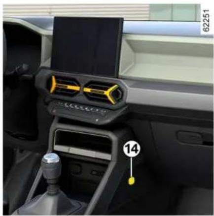 RENAULT Duster (2024) - Çoklu aksesuar tutucu YouC- lip 14, 15, 16, 17 ve 18 - 2