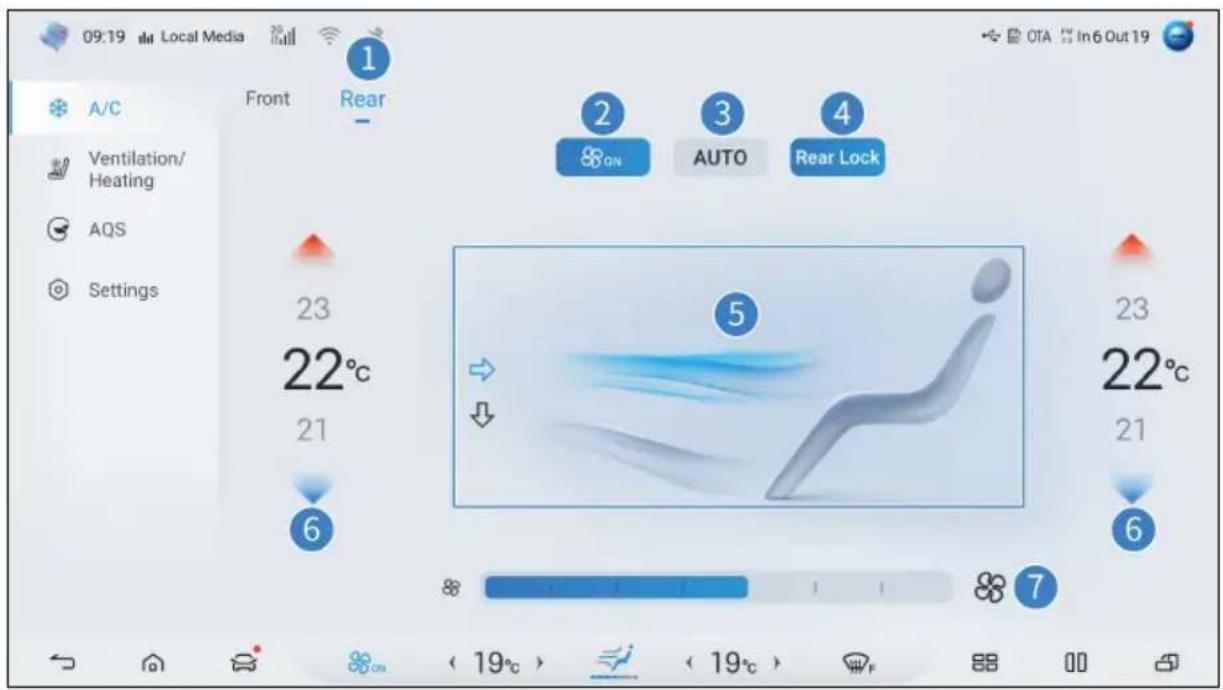 BYD TANG (2024) - A/C Çalışma Arayüzü - 2