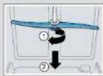 BOSCH SMV2IKX01T - Püskürtme kollarının temizlenmesi - 1