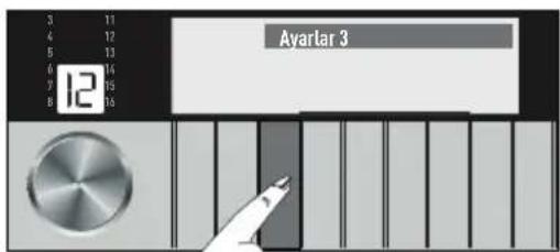Arçelik 10143 WF - Ayarlar menüsüne girilmesi - 1