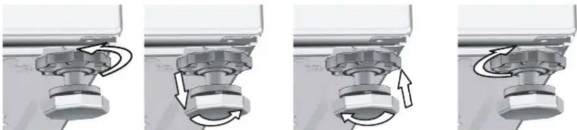 Arçelik 9141 HJ - Ayakların ayarlanması - 2