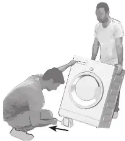 Arçelik 9120 CS - Ambalaj takviyesinin çıkarılması - 1