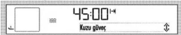 Arçelik KMF 833 G Grion - Hazır yemek fonksiyonlarının seçilmesi - 2