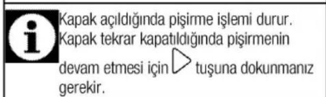 Arçelik KMF 833 G Grion - Mikrodalga modunun kullanılması - 6