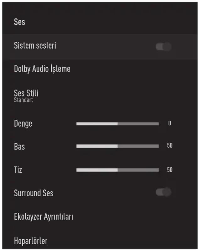 Arçelik A65 B 880 B - Ses ayarları - 1