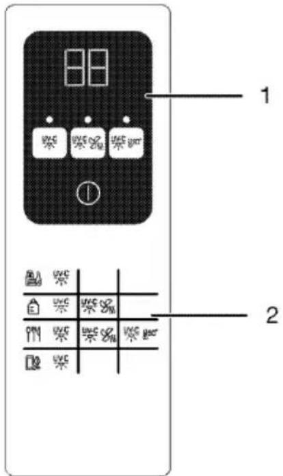 Arçelik UVT 6033 TA - Ürün kontrol panel tanıtımı - 1