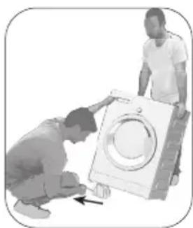 Arçelik 10124 DA - Ambalaj takviyesinin çıkarılması - 1