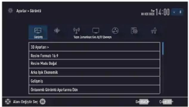 Arçelik A65 OLED 9793 5S - Görüntü ayarları - 1
