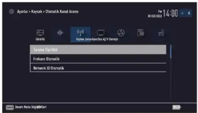 Arçelik A65 OLED 9793 5S - Kablo sağlayıcısından televizyon kanallarının otomatik olarak aranması - 1