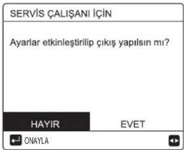 Arçelik AHP-MM12 - Servis ÇALIŞANI İÇİN Bölümünden Nasıl Çıkılır - 1