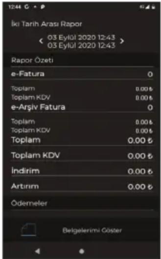 İki Tarih Arası Rapor 03 Eylül 2020 12:43 03 Eylül 2020 12:43 > Rapor Özeti e-Fatura 0 Toplam 0.00 € Toplam KDV 0.00 € e-Arşiv Fatura 0 Toplam 0.00 € Toplam KDV 0.00 € Toplam 0.00 € Toplam KDV 0.00 € İndirim 0.00 € Artirim 0.00 € Ödemeler Belgelerimi Coster