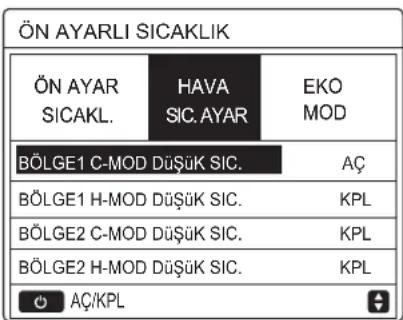 Arçelik AHP MM16 - Hava sic. ayari - 3