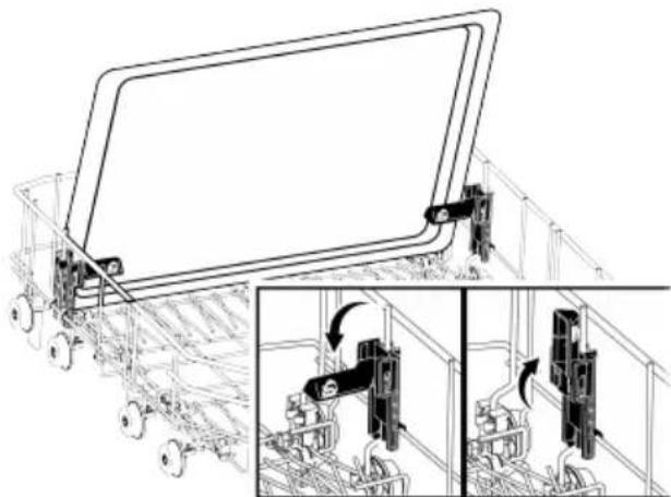 BEKO BM 6147 WF SC - Tepsi Yıkama Destek Parçası - 1