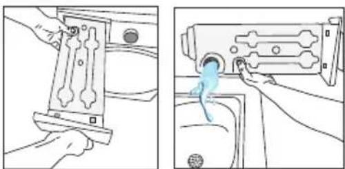 BEKO KMX 91 - Su tankının boşaltılması - 1