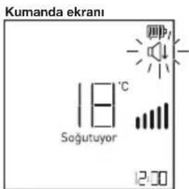Kumanda ekrani Soğutuyor 12:00