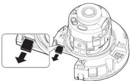 Hanwha Vision QND-7012R - Micro SD Kartın Çıkarılması - 1