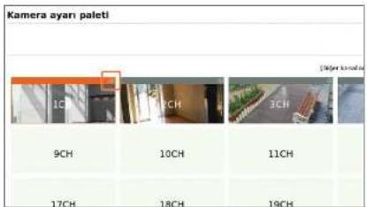 Kamera syan paleti 9CH 10CH 11CH 17CH 18CH 19CH
