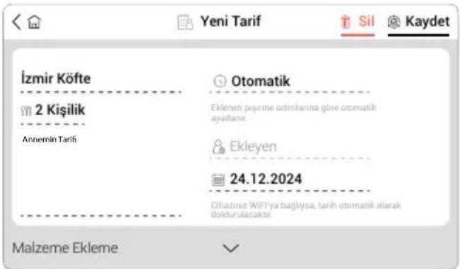 Arçelik SMC 9491 - Tarif Defterim - 1