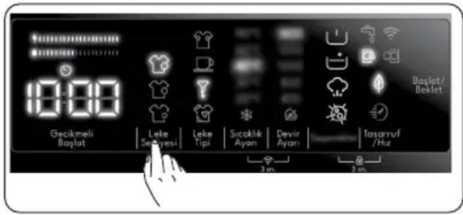 VESTEL CMI 87402 WIFI - Leke seviyesi seçimi - 1