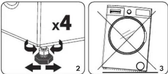 VESTEL CMI 97402 WIFI - Ayakların Ayarlanması / Ayarlanabilir Kademeler - 2