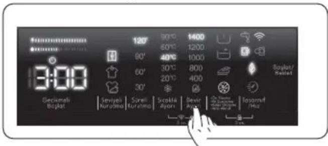VESTEL KCMI 99442 WIFI - Sıkma hızı seçimi - 1