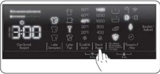 VESTEL CMI 109442 G GI PRO WIFI - Sıkma hızı seçimi - 1