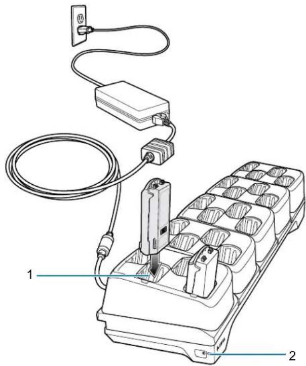 ZEBRA MC3300ax - Yuvalı Pil Şarj Cihazı: - 1