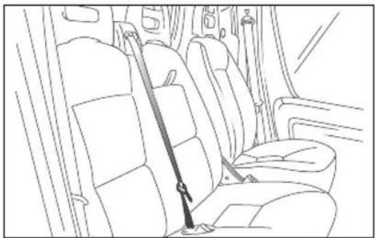 TOYOTA Proace Max (2024) - Sıralıkoltuktaönortayeriçintoplayıcılı emniyetkemeri - 1