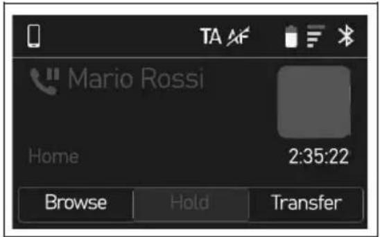 TA AF Mario Rossi Home 2:35:22 Browse Hold Transfer