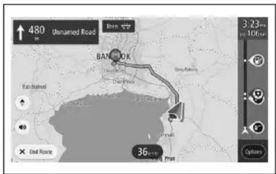 480 Unnamed Road BANJOK 3:23 106m Ranbahan End Route 36km Trane 5.1 Pre Options