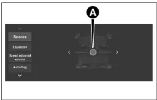 Balance Equaliser Speed adjusted volume Auto Play A