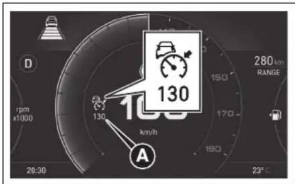 D rpm x1000 130 km/h A 130 280km RANGE 150 170 190 20:30 23°C