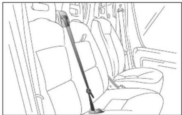 TOYOTA Proace Max (2025) - Sıralıkoltuktaönortayeriçintoplayıcılı emniyetkemeri - 1