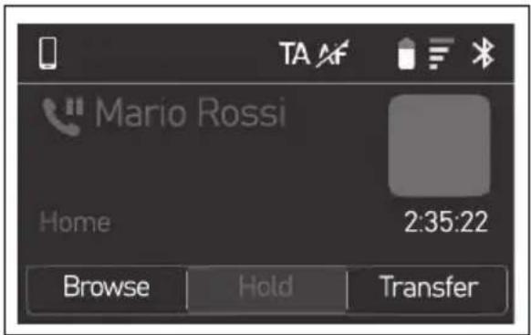 TA AF Mario Rossi Home 2:35:22 Browse Hold Transfer