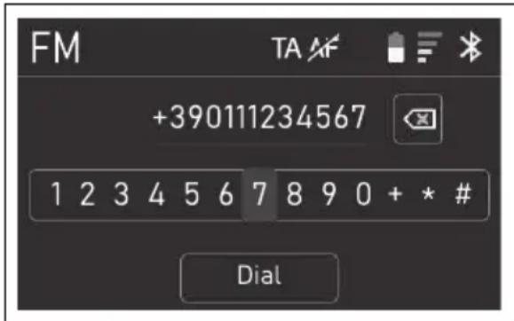 FM +390111234567 1 2 3 4 5 6 7 8 9 0 + * # Dial