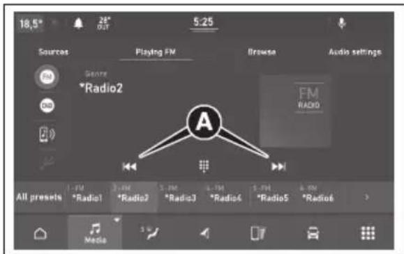 18.5° 26° OUT 5:25 Sources Playing FM Browse Audio settings FM Genre *Radio2 FM RADIO All presets *Radio1 3.0K *Radio2 3.0K 4.0K 5.0K 6.0K *Radio3 *Radio4 *Radio5 *Radio6 Media