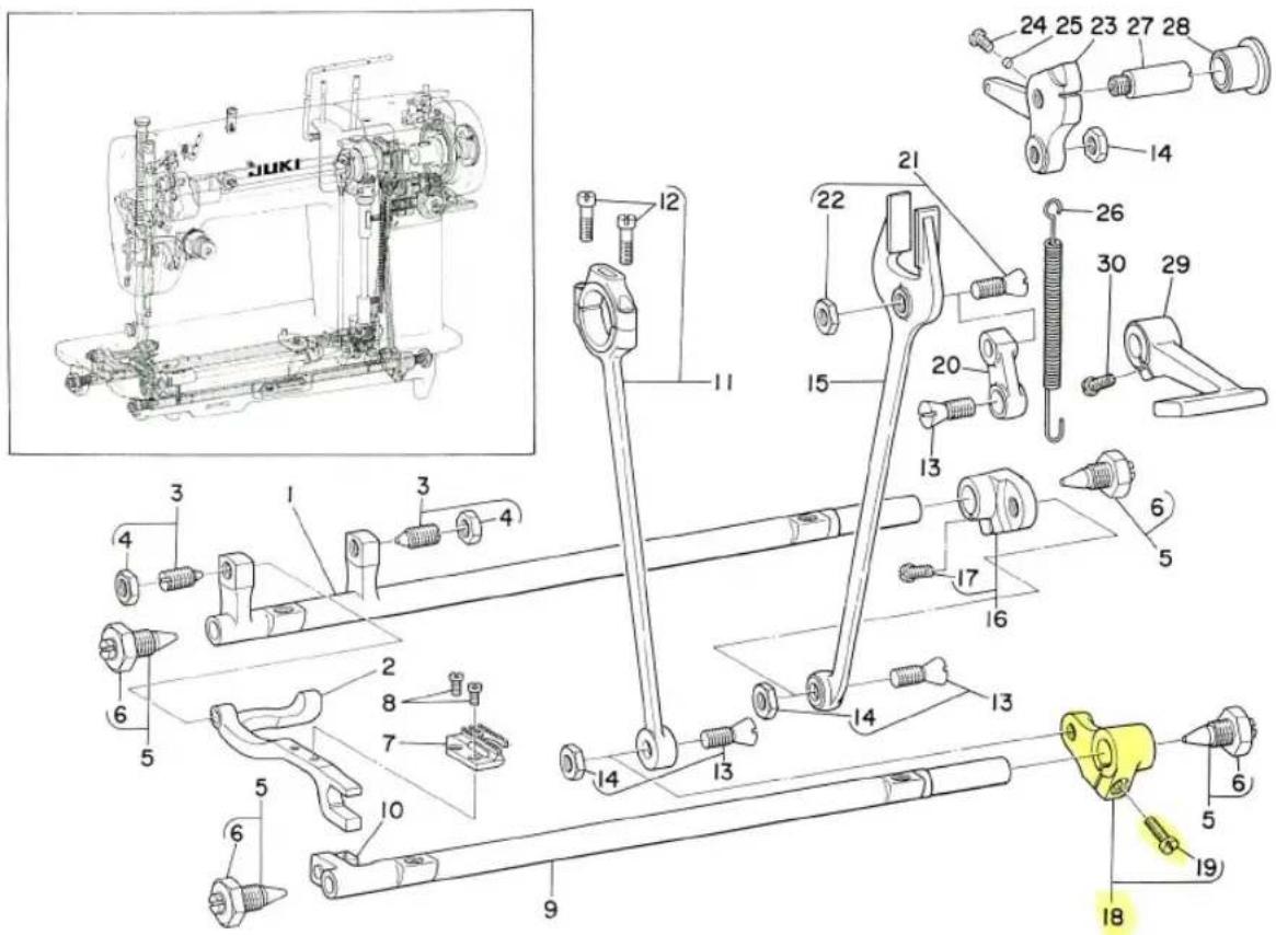 JUKI TL-72 - Faulty stitch condition - 6