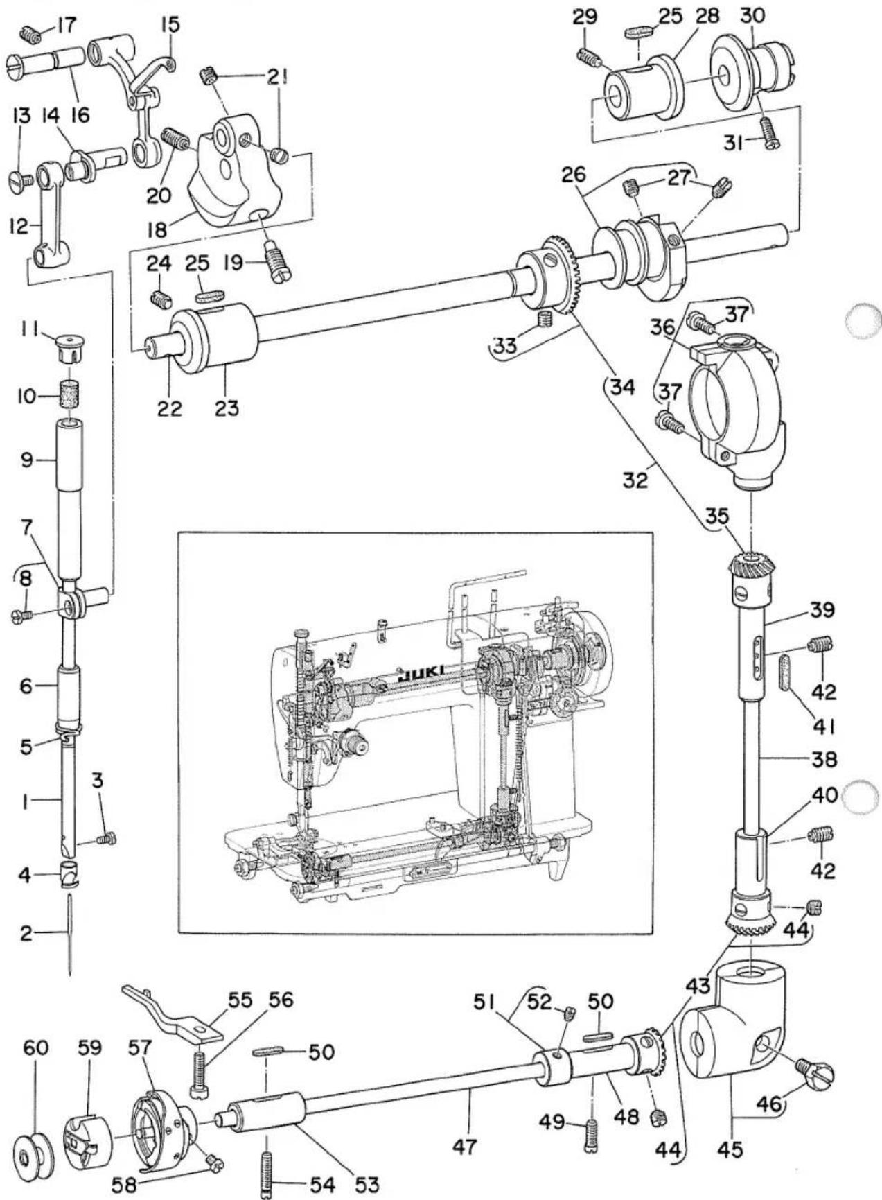JUKI TL-72 - Faulty stitch condition - 2