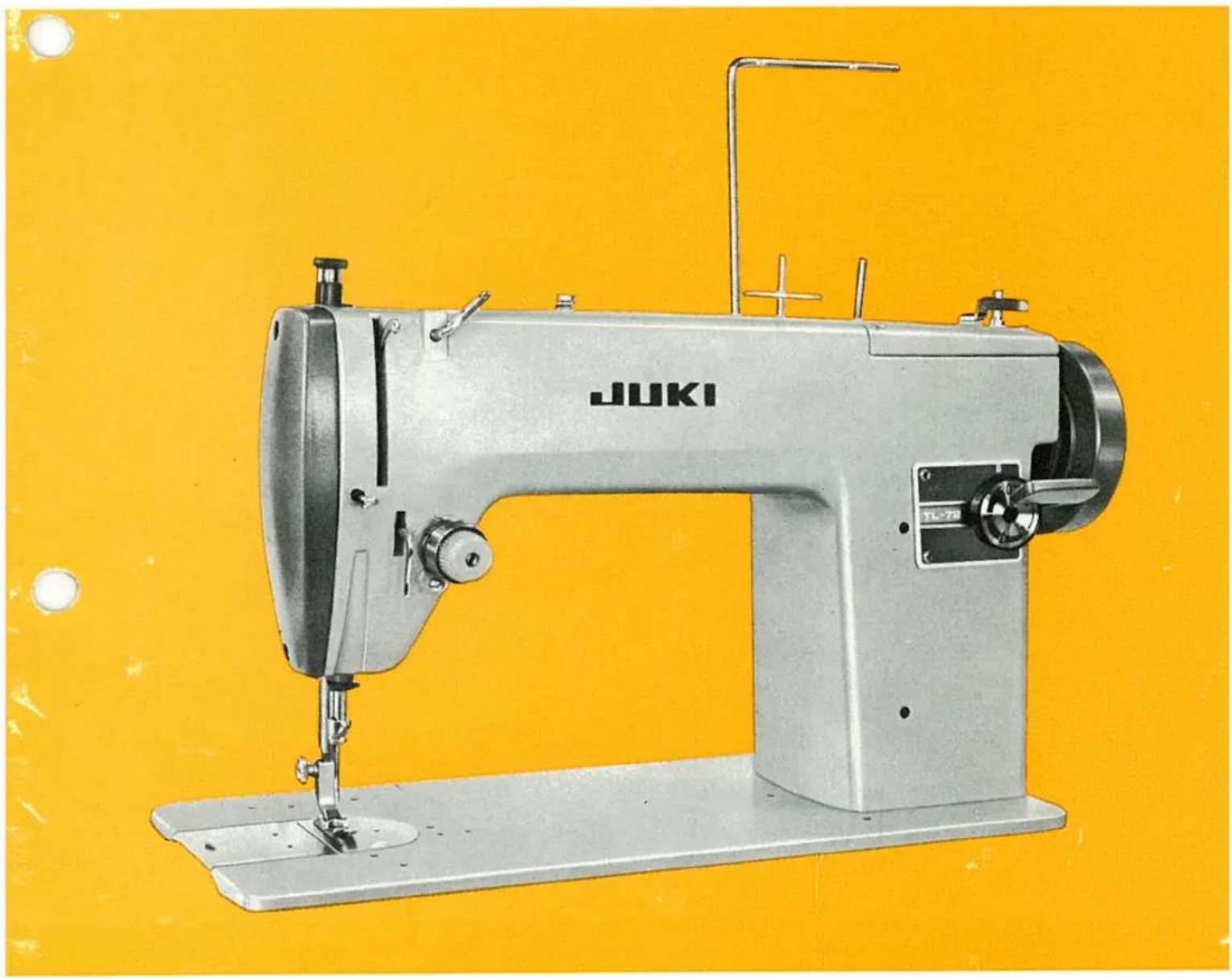JUKI TL-72 - PARTS BOOK - 1