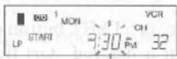 FUNAI FV2161 - Set the start minute (only "START" appears) - 1
