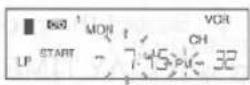 FUNAI FV2161 - Set the start hour (only "START" appears) - 1