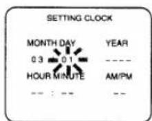 SYLVANIA 2945LF - Select the day - 1
