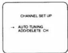 SYLVANIA 2945LF - CHANNEL SET UP AGAIN - 2