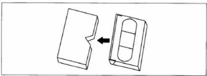 SYLVANIA 2945LF - REMOVING A CASSETTE - 1